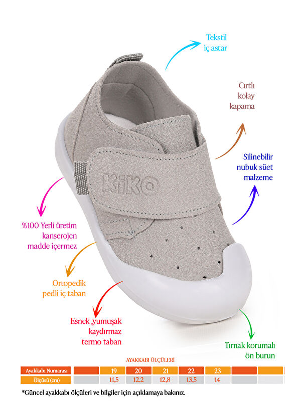 Rosie İlk Adım Cırtlı Kız Bebek Günlük Ayakkabı - Görsel 3