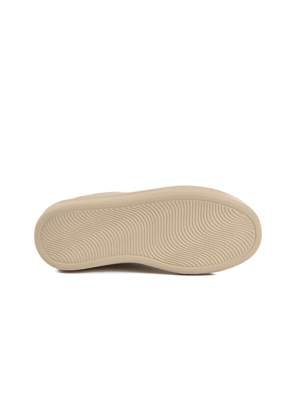 Ekru Bağcıklı Kadın Sneaker 156 G - Görsel 6