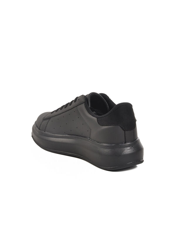 Siyah Bağcıklı Kadın Sneaker 156 G - Görsel 5