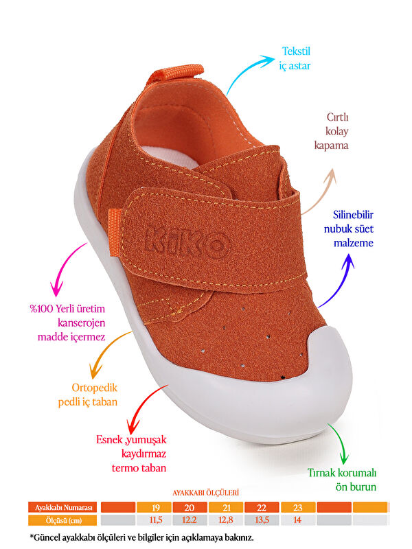 Rosie İlk Adım Cırtlı Kız Bebek Günlük Ayakkabı - Görsel 3