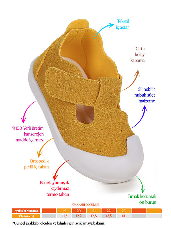 Elroy İlk Adım Cırtlı Kız Bebek Günlük Ayakkabı - Görsel 3