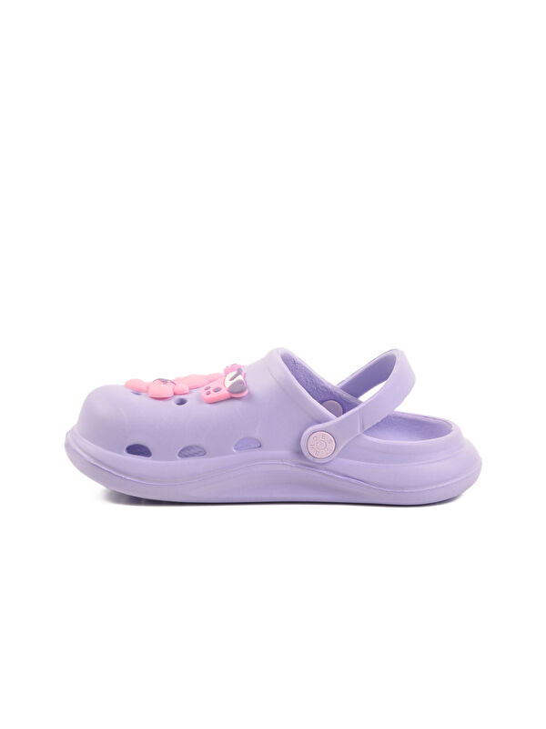 Lila Eva Hafif Kız Çocuk Sabo Terlik 303 F - Görsel 3