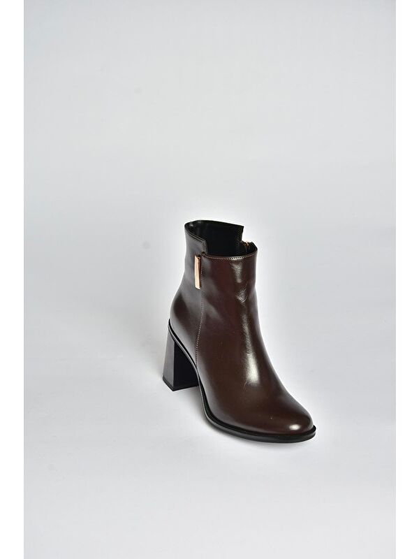 Kahverengi Kadın Bot V518103109 - Görsel 6