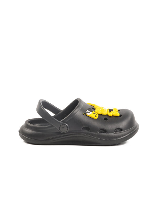 Siyah Eva Hafif Kız Çocuk Sabo Terlik 303 F - Görsel 2