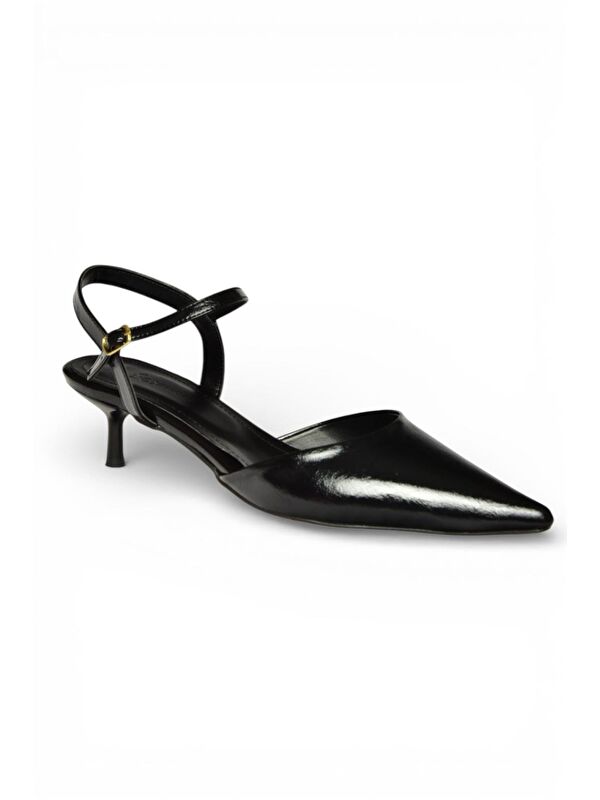 Fox Shoes Siyah Kadın Topuklu Ayakkabı Y480259860