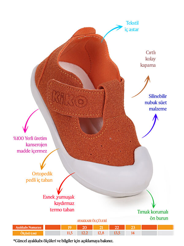 Elroy İlk Adım Cırtlı Kız Bebek Günlük Ayakkabı - Görsel 3