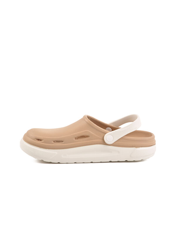 Bej Hafif Eva Erkek Sabo Terlik M - Görsel 3