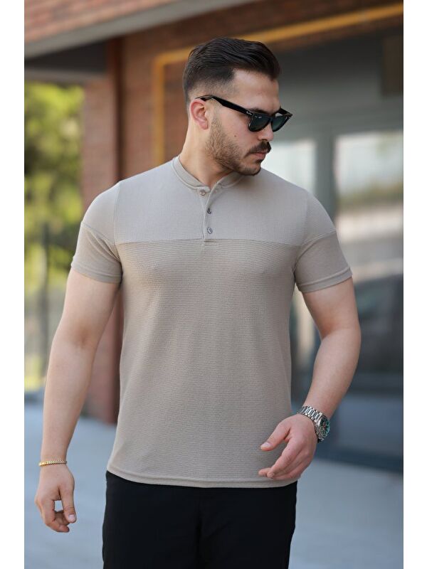 Jane's Erkek Hakim Yakalı Kısa Kollu Pamuklu T-shirt