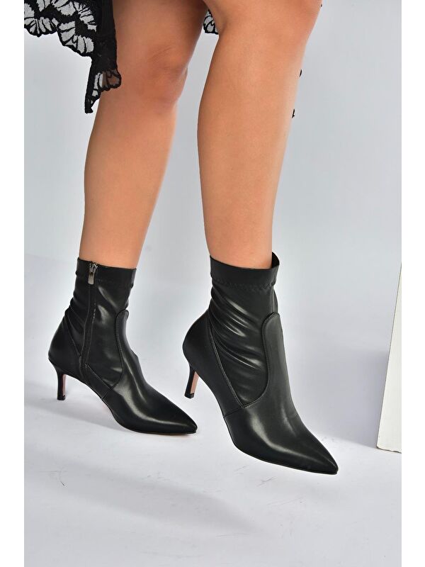 Siyah Kadın Bot V997024809 - Görsel 3