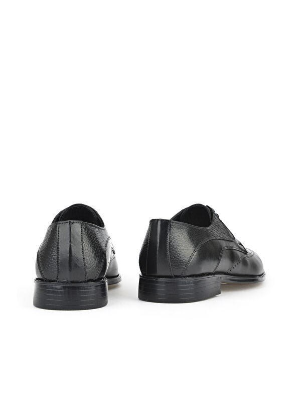 Erkek Hakiki Deri Klasik Ayakkabı 15148Z836 Siyah - Görsel 4