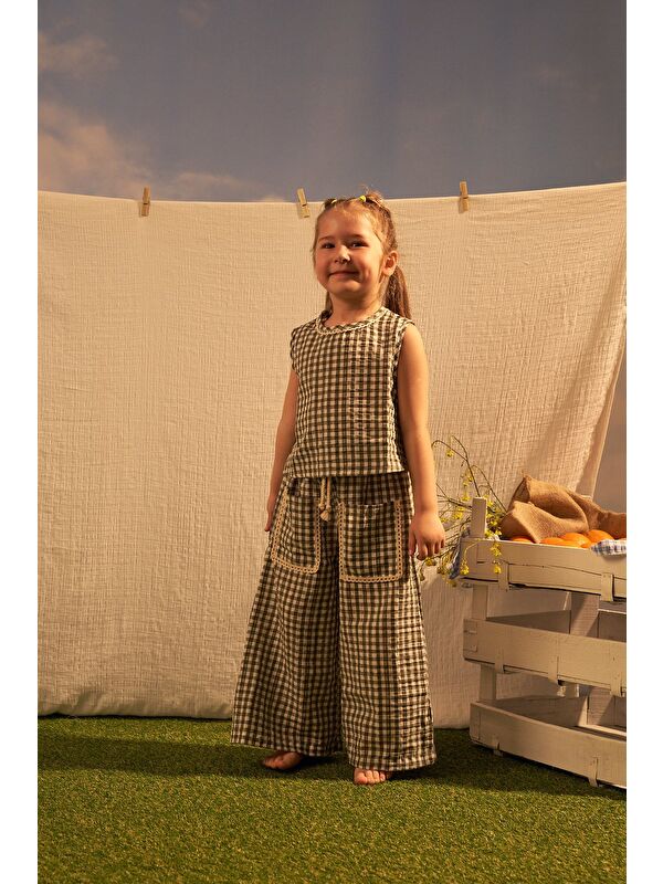 Oh La La Koala For Little Ones Haki Daisy Picnic Serisi Fisto Detayli İkili takım