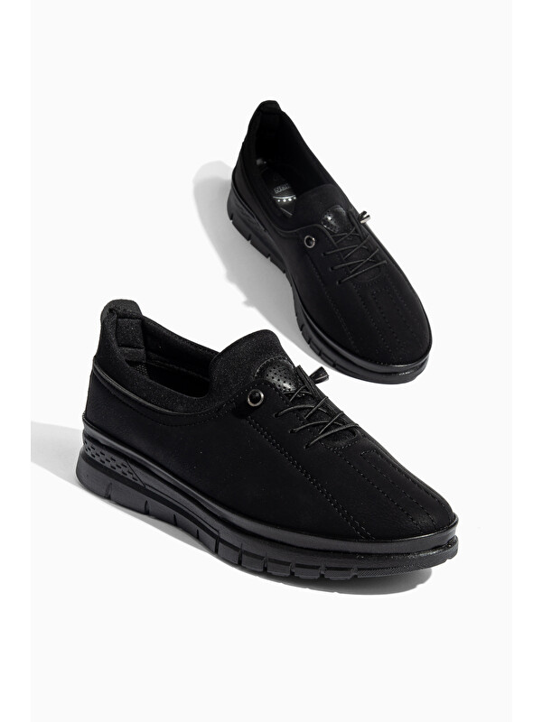 Daxtors D01124  Günlük Ortopedik Klasik Kadın Loafer Ayakkabı