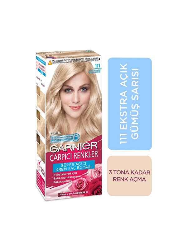 GARNIER Çarpıcı Renkler 111 Ekstra Açık Gümüş Sarısı