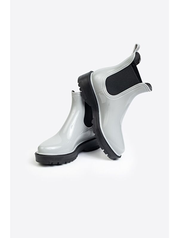 Parlak Chelsea Yağmur Botu - Görsel 6