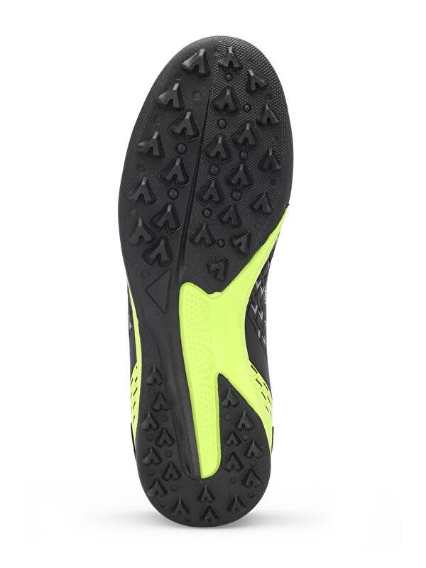 CYCLE I HS Unisex Çocuk Halı Saha Siyah / Yeşil Futbol Ayakkabısı - Görsel 7