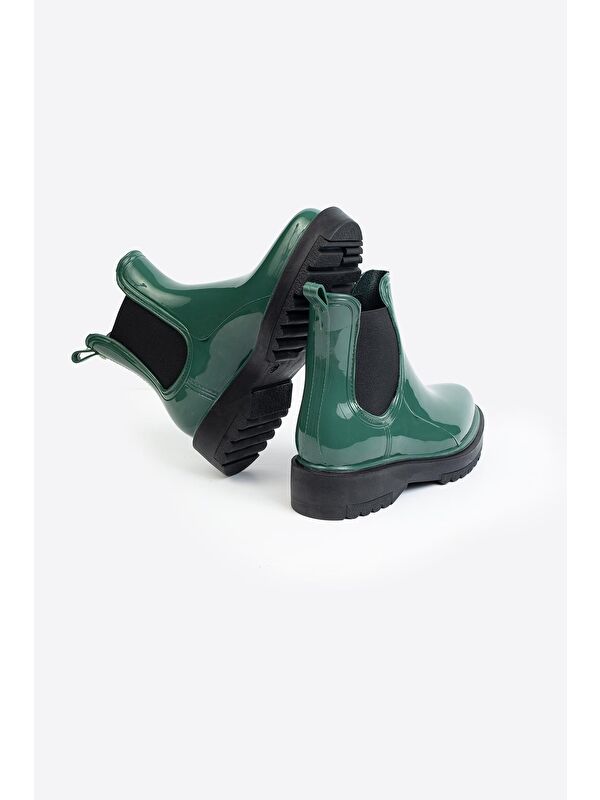 Parlak Chelsea Yağmur Botu - Görsel 5