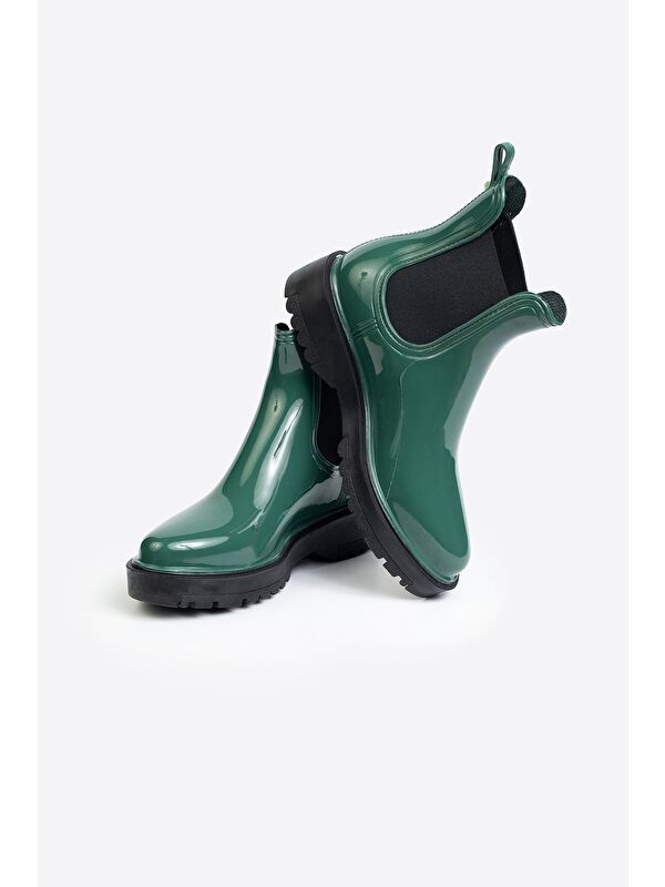 Parlak Chelsea Yağmur Botu - Görsel 6