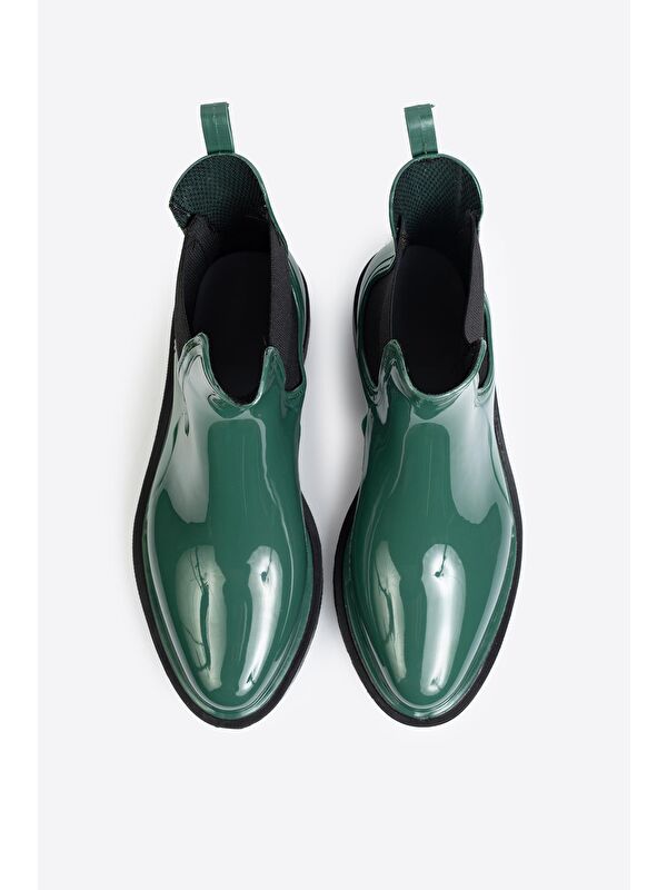 Parlak Chelsea Yağmur Botu - Görsel 7