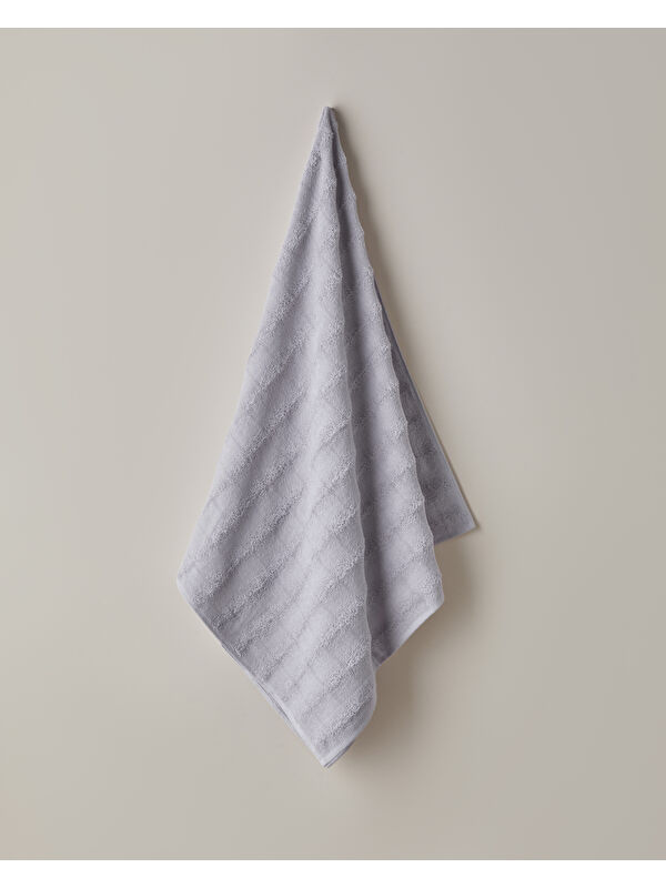 English Home Bubble Pamuk Banyo Havlusu 70x140 cm Lila