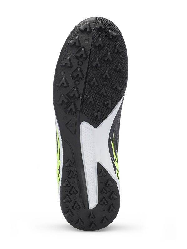 CARLO I Unisex Çocuk Halı Saha Siyah / Yeşil Futbol Ayakkabısı - Görsel 6