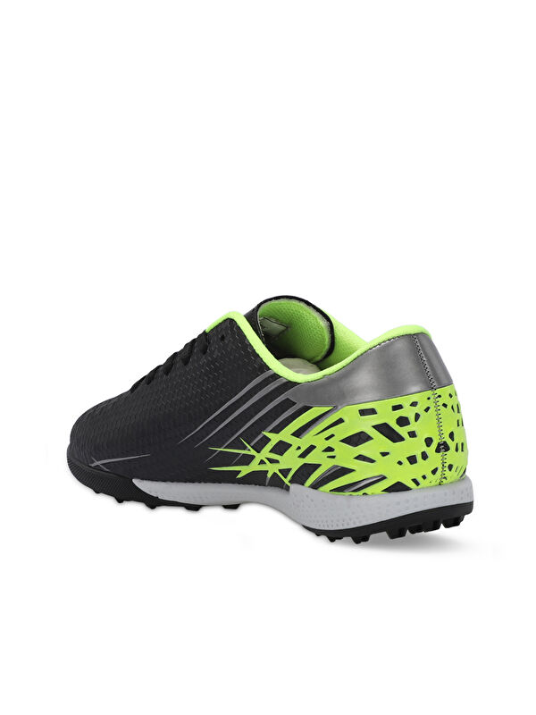 CARLO I Unisex Çocuk Halı Saha Siyah / Yeşil Futbol Ayakkabısı - Görsel 8