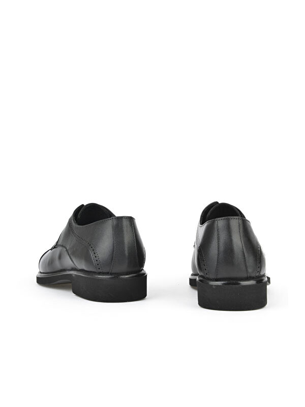 Erkek Hakiki Deri Klasik Ayakkabı 15148Z837 Siyah - Görsel 4