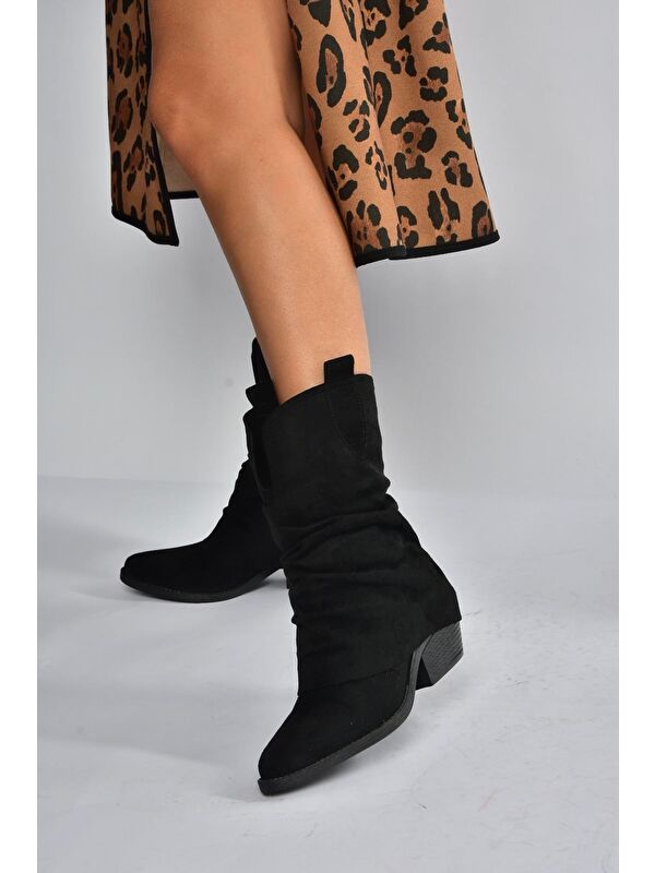 Siyah Kadın Bot V404041002 - Görsel 5