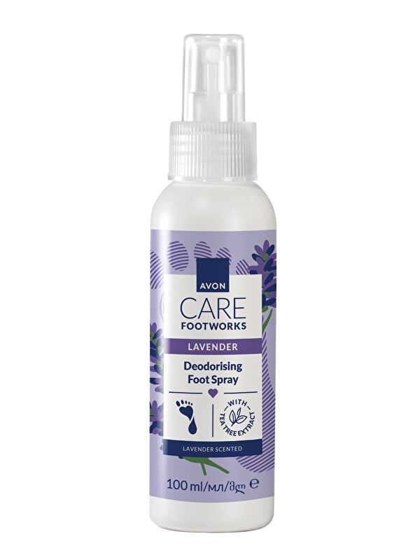 AVON Footworks Lavanta Özlü Koku Önleyici Ayak Spreyi 100ml
