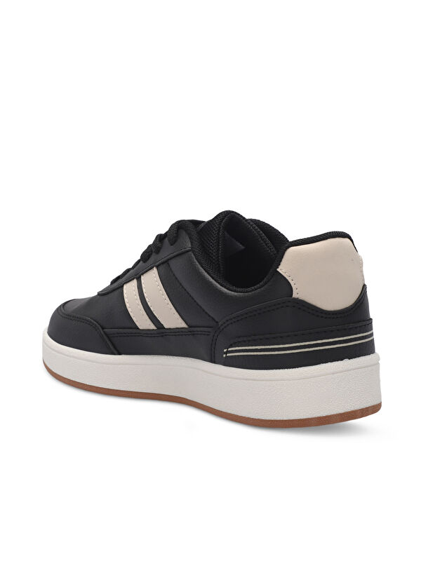 MONET IN Erkek Sneaker Ayakkabı Siyah / Bej - Görsel 4