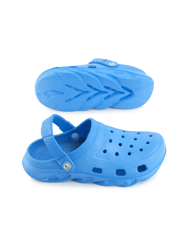 Erkek Yazlık Eva Islak Zemine Uygun Ev Bahçe Sabo Sandalet Terlik - Görsel 6