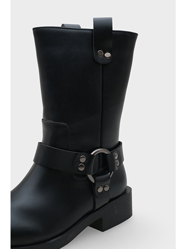 Metal Aksesuarlı Motorcu Bot - Görsel 4