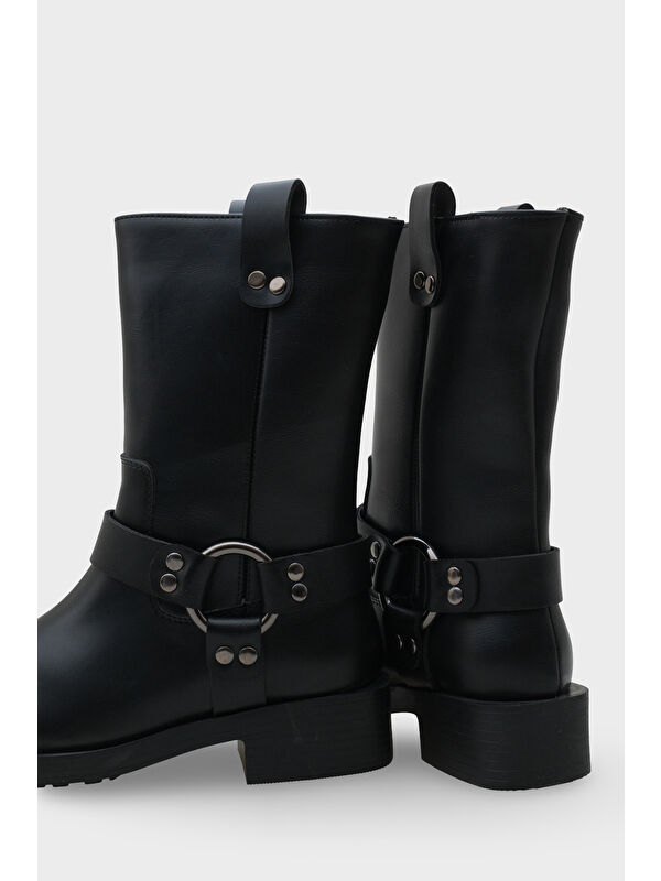 Metal Aksesuarlı Motorcu Bot - Görsel 5