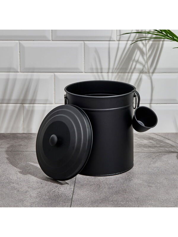 Evidea Bath Deterjan Kutusu - Siyah - 3 lt