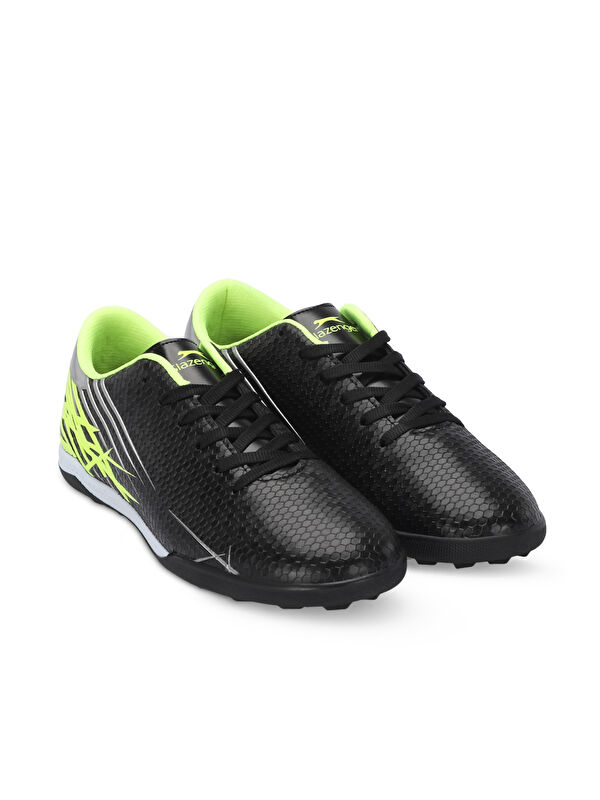 CARLO I Erkek Futbol Ayakkabı Siyah / Yeşil - Görsel 2