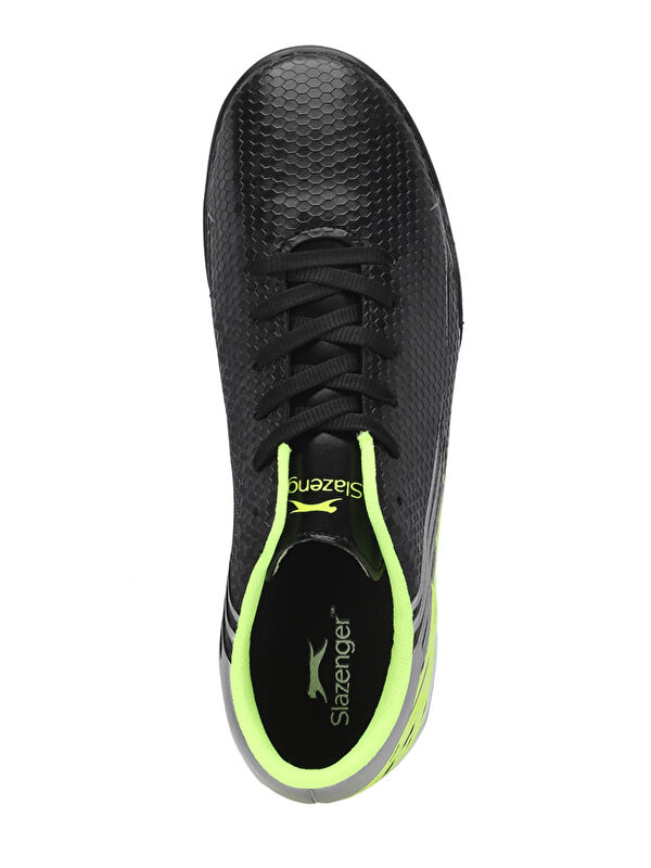 CARLO I Erkek Futbol Ayakkabı Siyah / Yeşil - Görsel 4