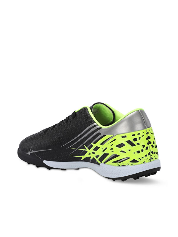 CARLO I Erkek Futbol Ayakkabı Siyah / Yeşil - Görsel 5