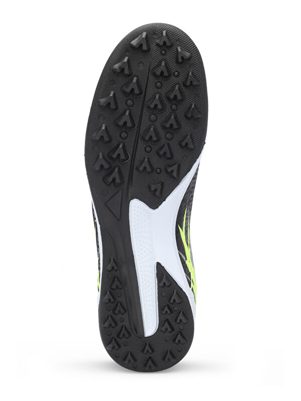 CARLO I Erkek Futbol Ayakkabı Siyah / Yeşil - Görsel 7