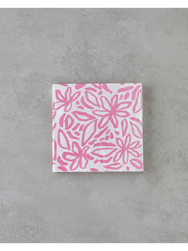 English Home Pinkbloom Kağıt 20'li Kağıt Peçete 33x33 cm Pembe