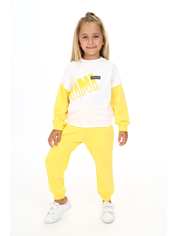Toontoykids Kız Çocuk Baskılı Eşofman Takım
