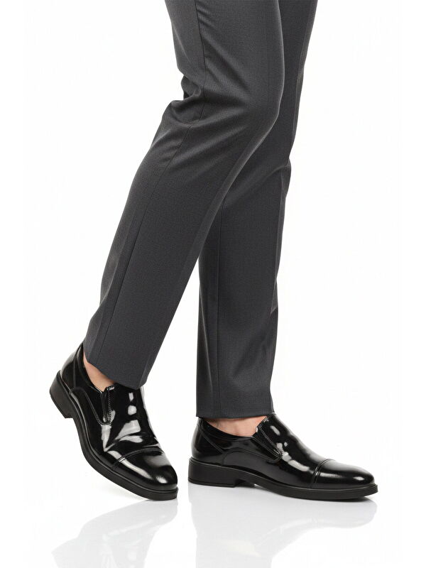 Ayakmod Siyah Ayakmod Hakiki Deri Kaymaz Taban Erkek Klasik Ayakkabı 916 M