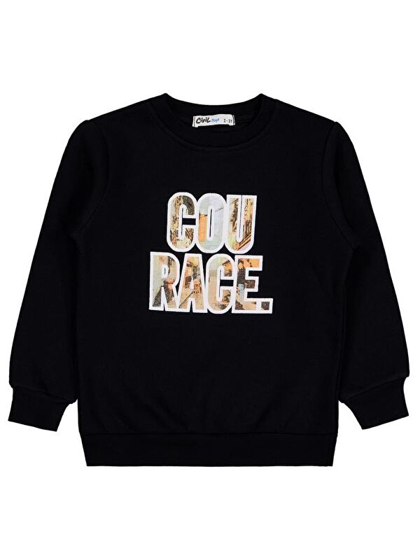 Civil Boys Cou Race Baskılı 2-5 Yaş Sweatshirt