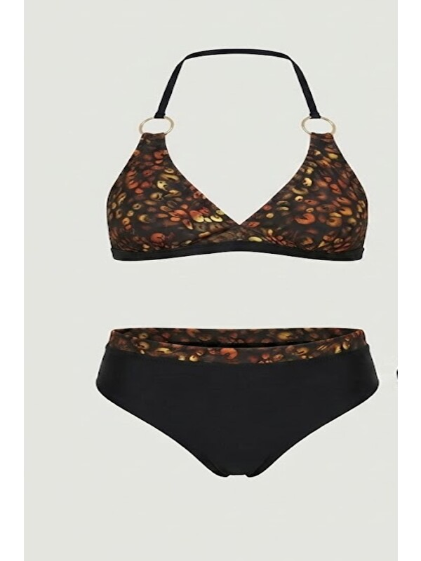 C&City Toparlayıcı Bikini Takım 3254 Kahverengi