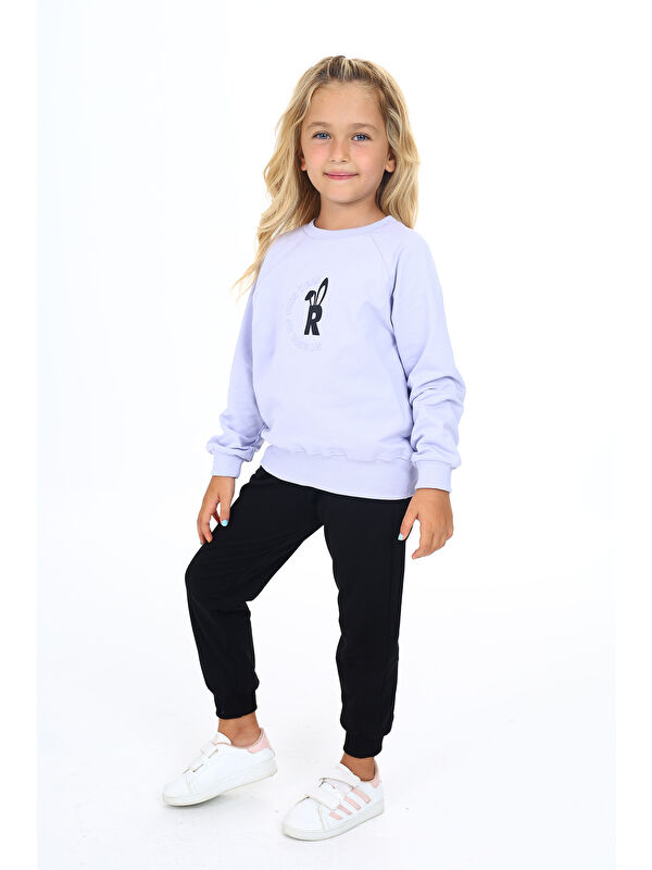 Toontoykids Kız Çocuk Baskılı Eşofman Takım