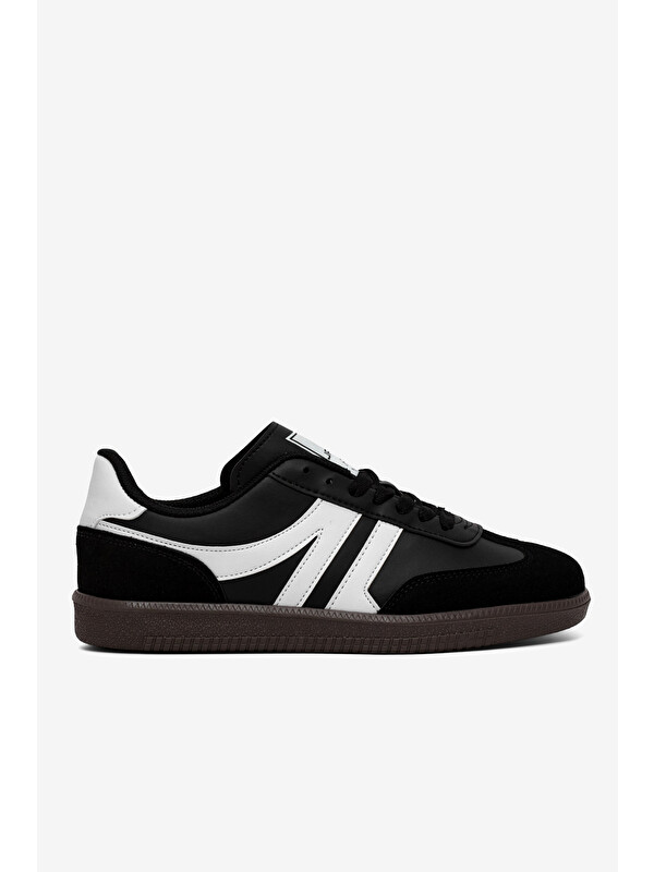 TONNY BLACK Kadın Siyah Beyaz Rahat Kalıp Nefes Alabilen Sneaker