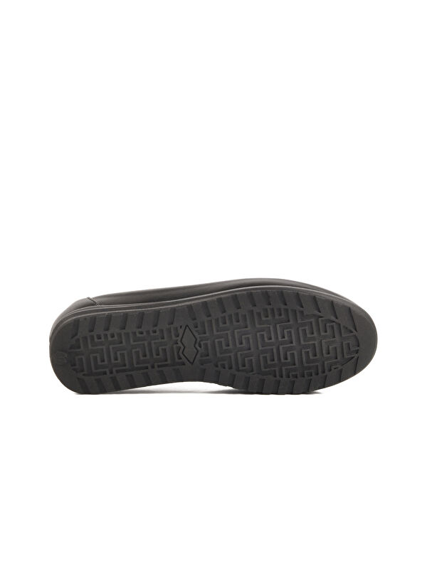 Siyah Hakiki Deri Jel Taban Anatomik Kadın Casual Ayakkabı 230 Z - Görsel 6