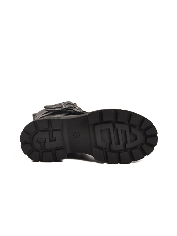 Siyah İçi Polarlı Kaymaz Kız Çocuk Bot Caneda F - Görsel 6