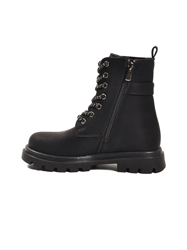 Siyah İçi Polarlı Kaymaz Kız Çocuk Bot Aleda F - Görsel 5