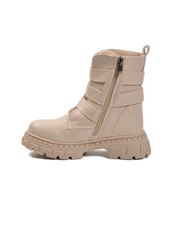 Bej İçi Polarlı Kaymaz Kız Çocuk Bot Caneda F - Görsel 3