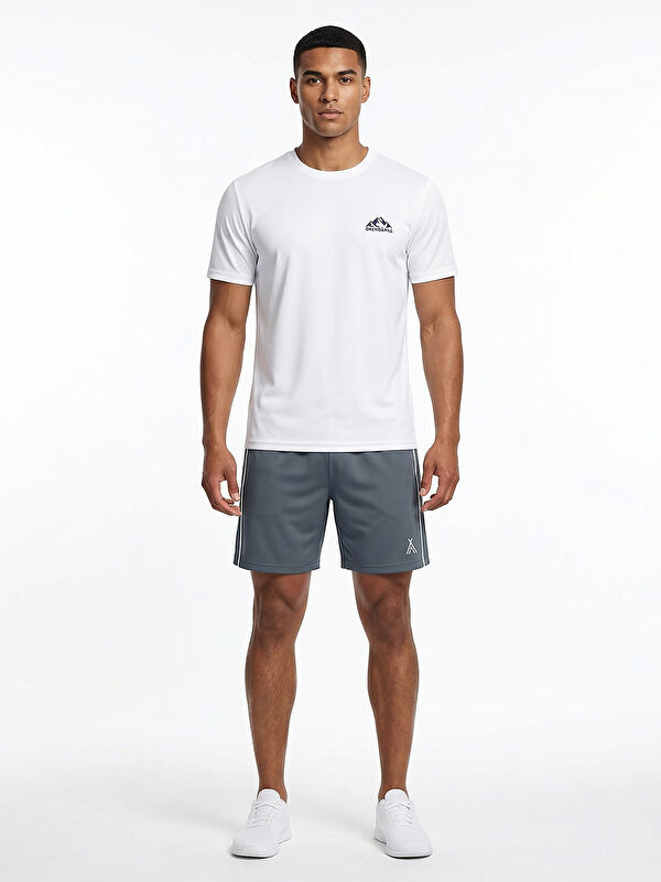 ORENDAHİLL ORENDAHILL Erkek Spor Şort Hızlı Kuruyan Esnek Regular Fit Trim Biyeli Activewear