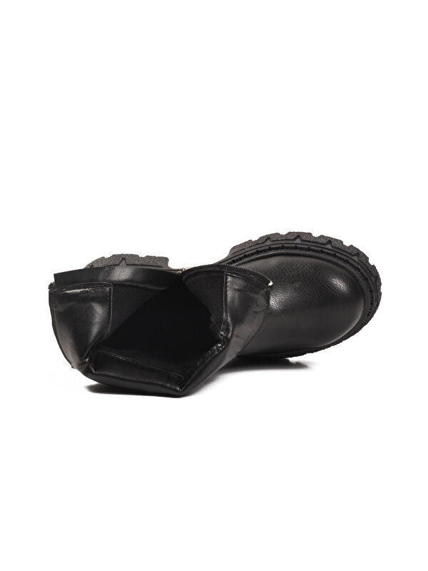 Siyah İçi Polarlı Kaymaz Kız Çocuk Bot Dante F - Görsel 5